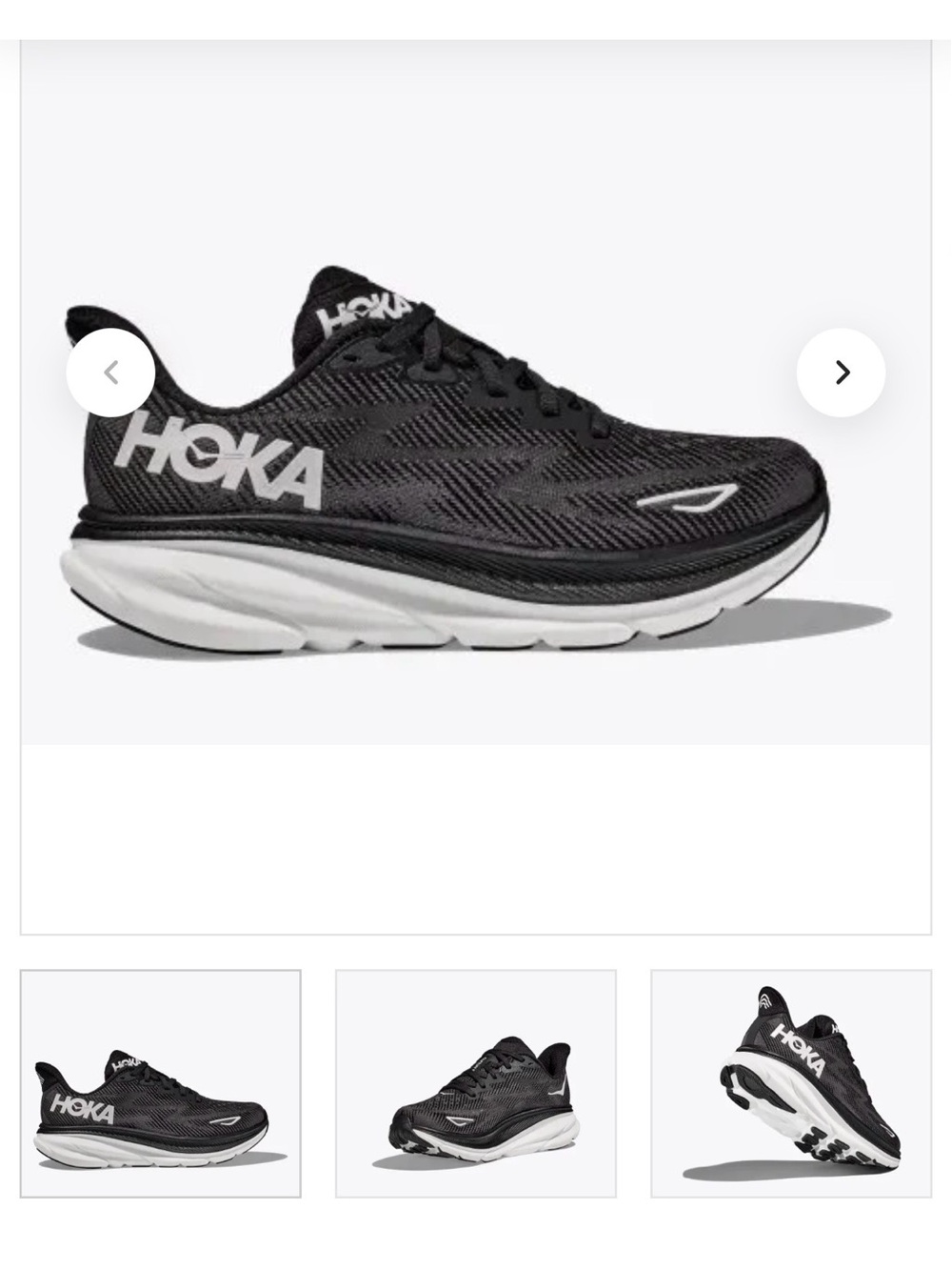 Hoka Men's Clifton 9- worn once